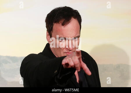 Roma, Italia. 02nd Aug, 2019. Quentin Tarantino Rome August 2nd 2019. Premiere of the film 'Once Upon a Time in Hollywood' Foto Samantha Zucchi Insidefoto Credit: insidefoto srl/Alamy Live News Stock Photo