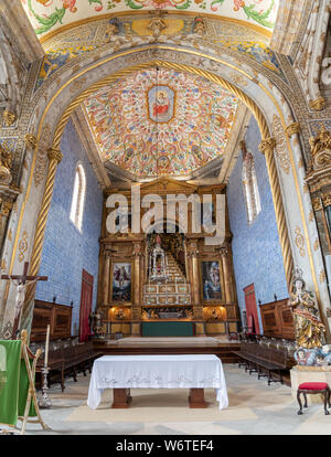 Coimbra, Portugal - July 16, 2019: Coimbra University Chapel or Sao Miguel Chapel is a chapel of University of Coimbra. The chapel is a tourist attrac Stock Photo