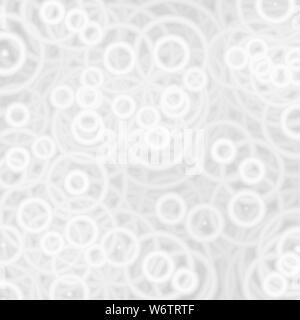 Abstract circle sound oscillating with white ring on gray background Stock Photo