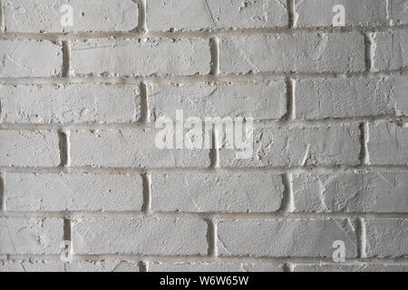 Seamless design vintage style in natural light ancient cream beige yellow brown brick wall textured background. white brick wall, texture of whitened Stock Photo