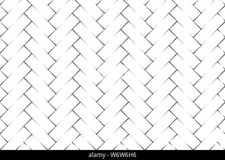 Abstract black herringbone parquet on white backdrop vector illustration Stock Vector