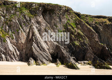 Coumeenoole Beach on the Dingle Peninsula, County Kerry, Republic of Ireland Stock Photo