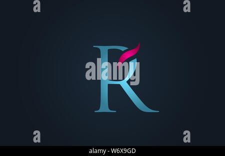 pink blue W alphabet letter logo icon design with line stripe and ...