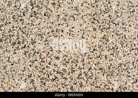 Little pebbles texture, walkway surface, textured background. Stock Photo