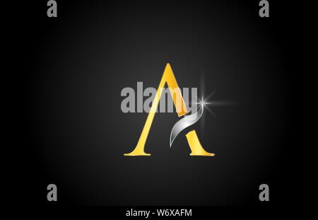 G gold yellow alphabet letter logo icon design with luxury vintage ...
