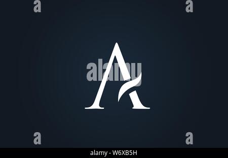 O blue white alphabet letter logo icon for business and company with ...