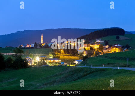 Camporovere is one of the six hamlets of the municipality of Roana. Asiago plateau, Vicenza province, Veneto, Italy, Europe. Stock Photo