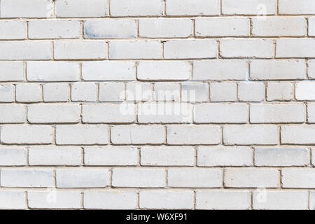 White brick wall, good for using as background Stock Photo