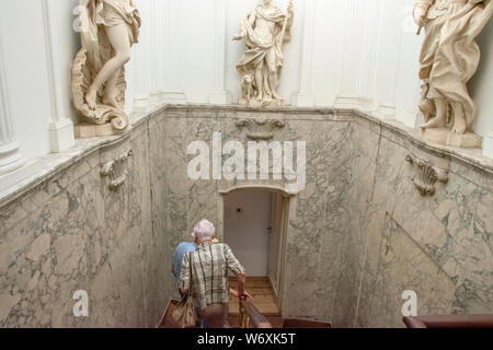 Staircase Inside Willet-Holthuysen Museum At Amsterdam The Netherlands 2019 Stock Photo