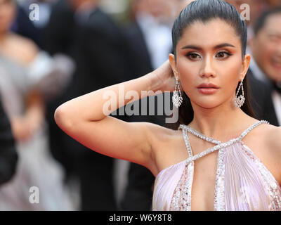 CANNES, FRANCE - MAY 19: Praya Lundberg attends A Hidden Life screening during the 72nd Cannes Film Festival (Mickael Chavet) Stock Photo