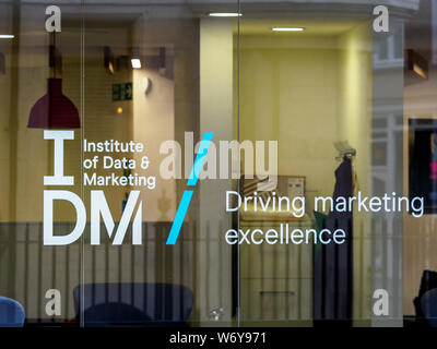 IDM Institute of Data & Marketing London - marketing training and support organisation Stock Photo