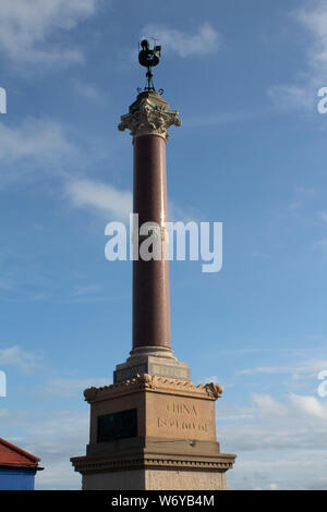 The HMS Chesapeake Memorial on Clarence Esplanade, Southsea, Portsmouth, Hampshire, UK Stock Photo