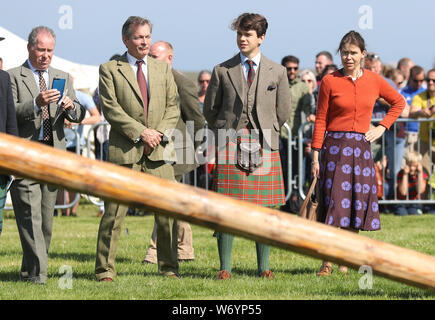 Lady Sarah Chatto attends the Mey Highland & Cultural Games at the John O'Groats Showground in Caithness. Stock Photo