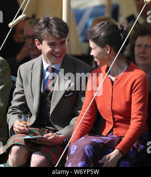 Lady Sarah Chatto attends the Mey Highland & Cultural Games at the John O'Groats Showground in Caithness. Stock Photo