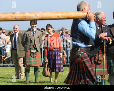 Lady Sarah Chatto attends the Mey Highland & Cultural Games at the John O'Groats Showground in Caithness. Stock Photo