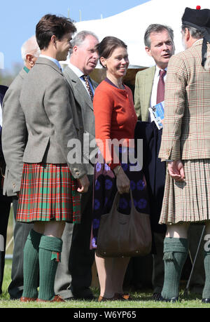 Lady Sarah Chatto attends the Mey Highland & Cultural Games at the John O'Groats Showground in Caithness. Stock Photo