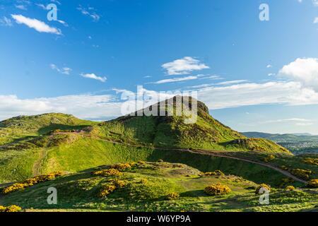 Holyrood park, Arthurs Seat, Edinburgh Scotland Stock Photo