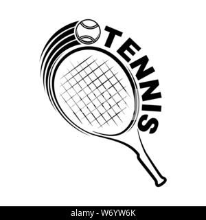 tennis clipart black and white