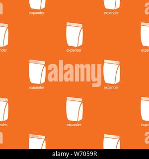 Package pattern vector orange Stock Vector