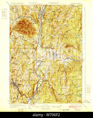 Usgs Topo Map New Hampshire Nh Claremont 329966 1929 62500 Restoration W706f2 
