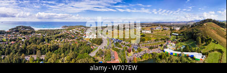 Coffs Harbour town streets, roads and suburbs on Australian pacific ...