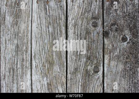 sun-bleached cedar wood boards (horizontal) Stock Photo