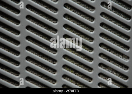 Grey Pool Heater grate background Stock Photo