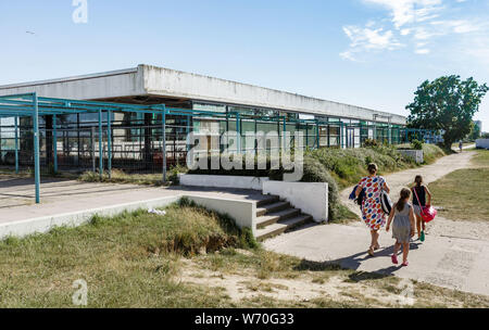 Fehmarn Germany. 26th June 2019. View of the swimming pool