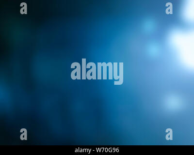Blue abstract blur background with bokeh light Stock Photo