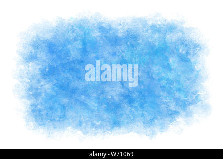 Pastel color summer blue sky abstract or natural watercolor hand paint background Stock Photo