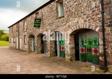 UK, Wales, Carmarthenshire, Llanarthney, National Botanic Garden of Wales, Apothecary's Hall, exterior Stock Photo