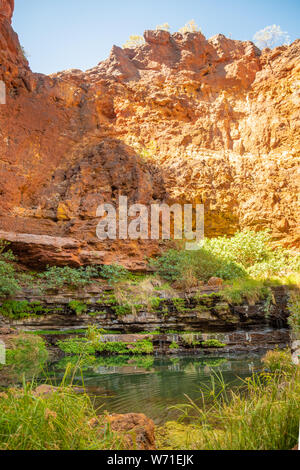 Circular Pool, Karijini National Park, Hamersley Range, Pilbara Stock ...