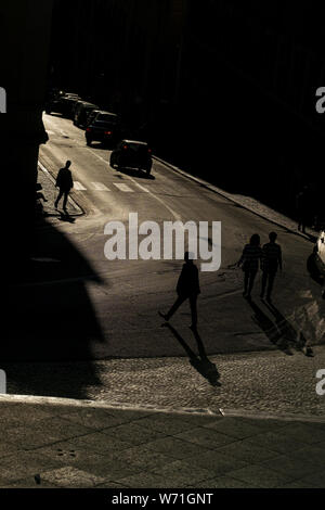 Street scene in Rome, Italy Stock Photo