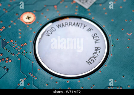hdd 2.5 hard drive disk closeup view Stock Photo
