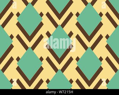 geometrical pattern of rhombuses. geometric pattern. ethnic seamless ornament. Abstract background - colorful lines. Vector illustration. eps10 Stock Vector
