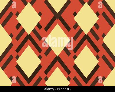 geometrical pattern of rhombuses. geometric pattern. ethnic seamless ornament. Abstract background - colorful lines. Vector illustration. eps10 Stock Vector
