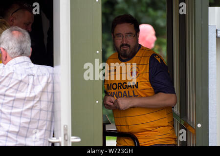 Slough Town FC vs Dorking Wanderers at Arbour Park, Slough, Berkshire, England on Saturday 03 August 2019. Photo: Philip J.A Benton Stock Photo