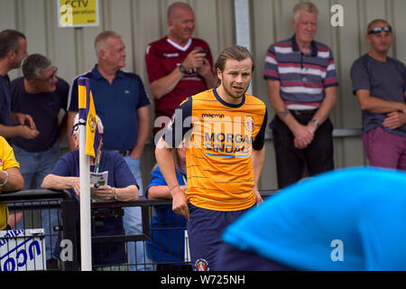 Slough Town FC vs Dorking Wanderers at Arbour Park, Slough, Berkshire, England on Saturday 03 August 2019. Photo: Philip J.A Benton Stock Photo