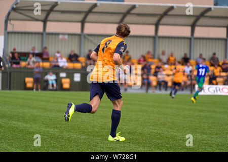 Slough Town FC vs Dorking Wanderers at Arbour Park, Slough, Berkshire, England on Saturday 03 August 2019. Photo: Philip J.A Benton Stock Photo