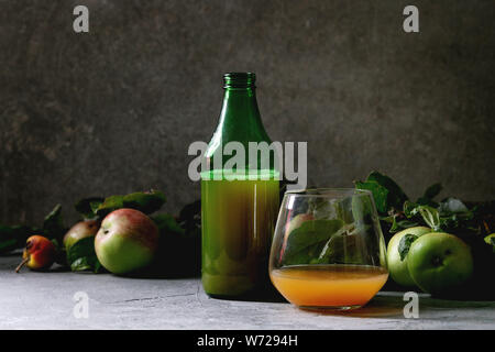 Apple cider drink Stock Photo