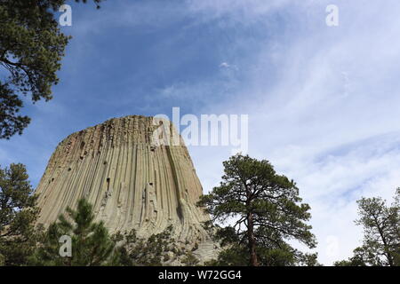 Devils Tower National Monument Stock Photo