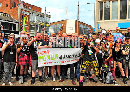 blackpool festival rebellion punks peace alamy punk