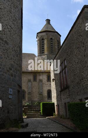 Bourganeuf in the Creuse department in the Nouvelle-Aquitaine region in central France Stock Photo