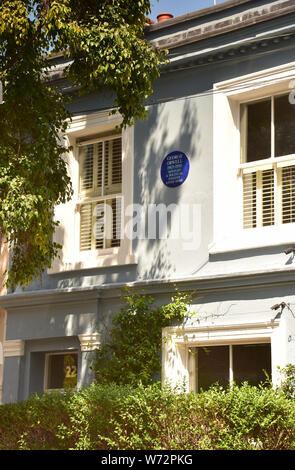 Author George Orwell's House in Notting Hill, London, UK Stock Photo