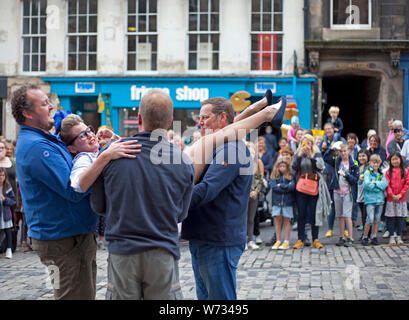 Edinburgh Fringe Festival, Scotland, UK. 4th August 2019. Street