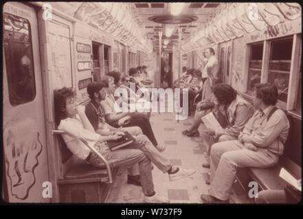 1970 new york graffiti hi-res stock photography and images