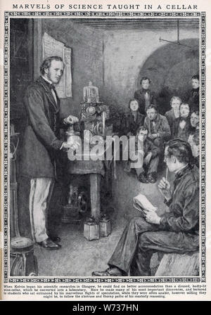 WILLIAM THOMSON, 1st Barton Kelvin (1824-1907) Scottish-Irish physicist and engineer Stock Photo