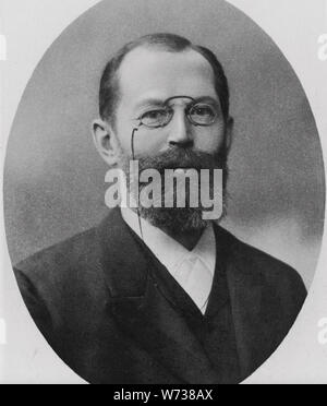 EMIL  FISCHER (1852-1919) German chemist Stock Photo