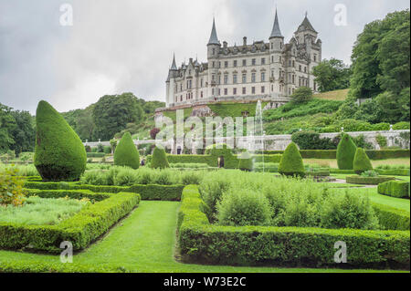 Dunrobin castle, Golspie, Scotland Stock Photo