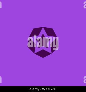 Element of star for mobile concept and web apps. Icon for website design and development, app development. Simple pictogram icon. Vector illustration Stock Vector